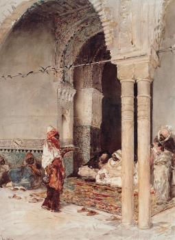 Mariano Fortuny : The Cafe of the Swallows
